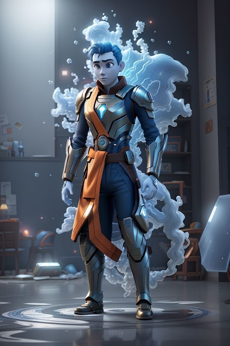 Pixar characters movie  Low-poly 3D model_13