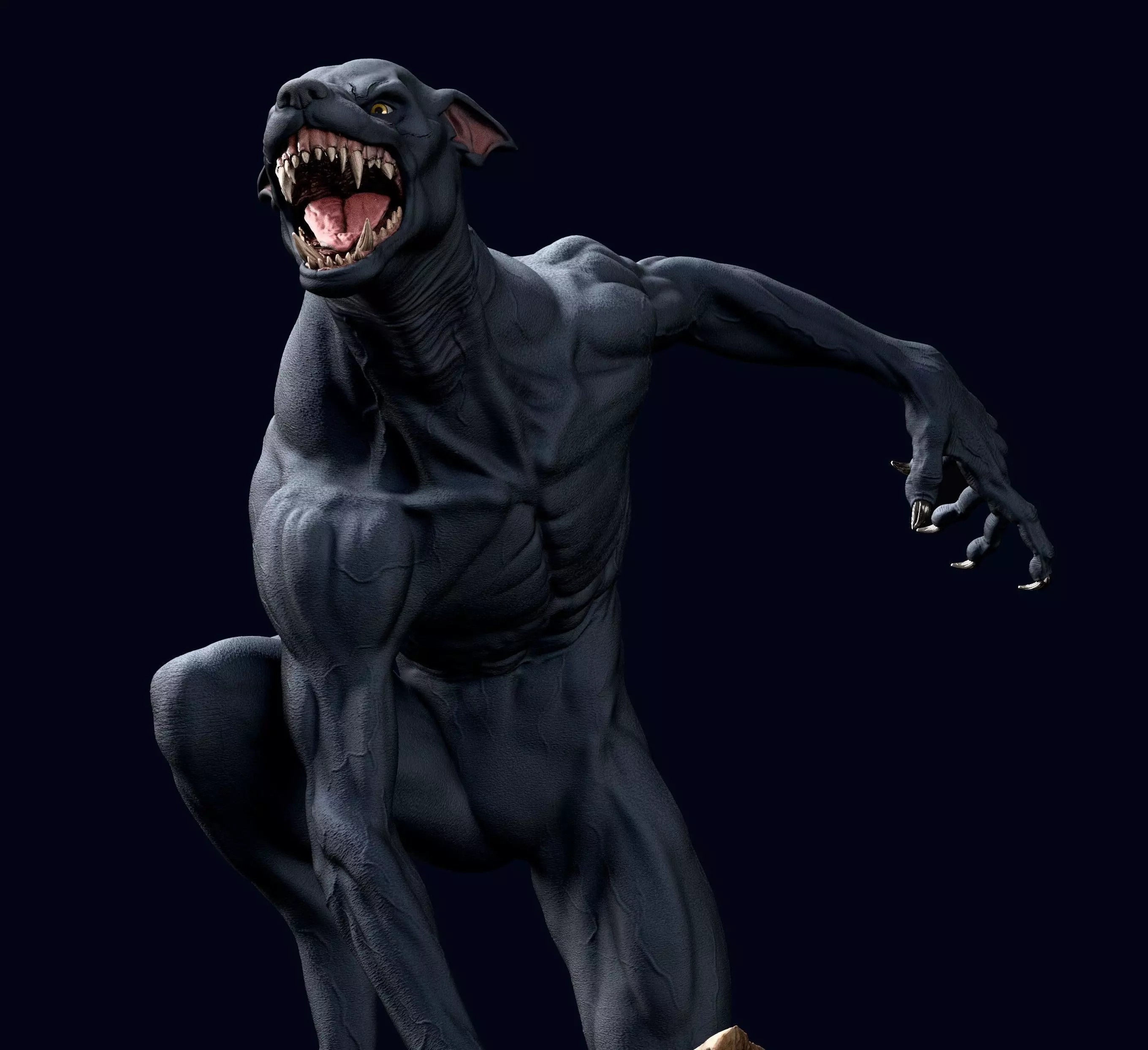 Werewolf Lupin 3D print model_0