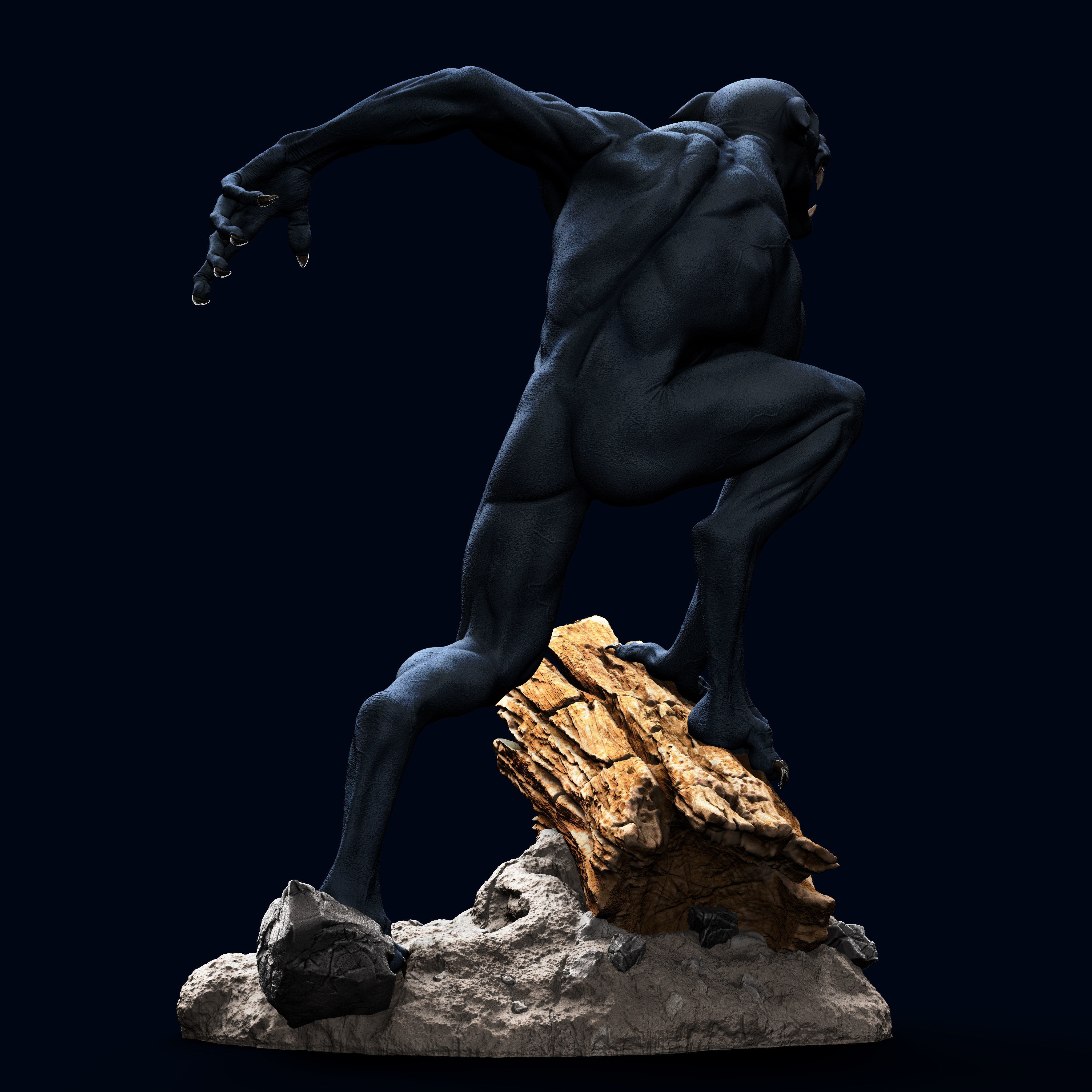 Werewolf Lupin 3D print model_4