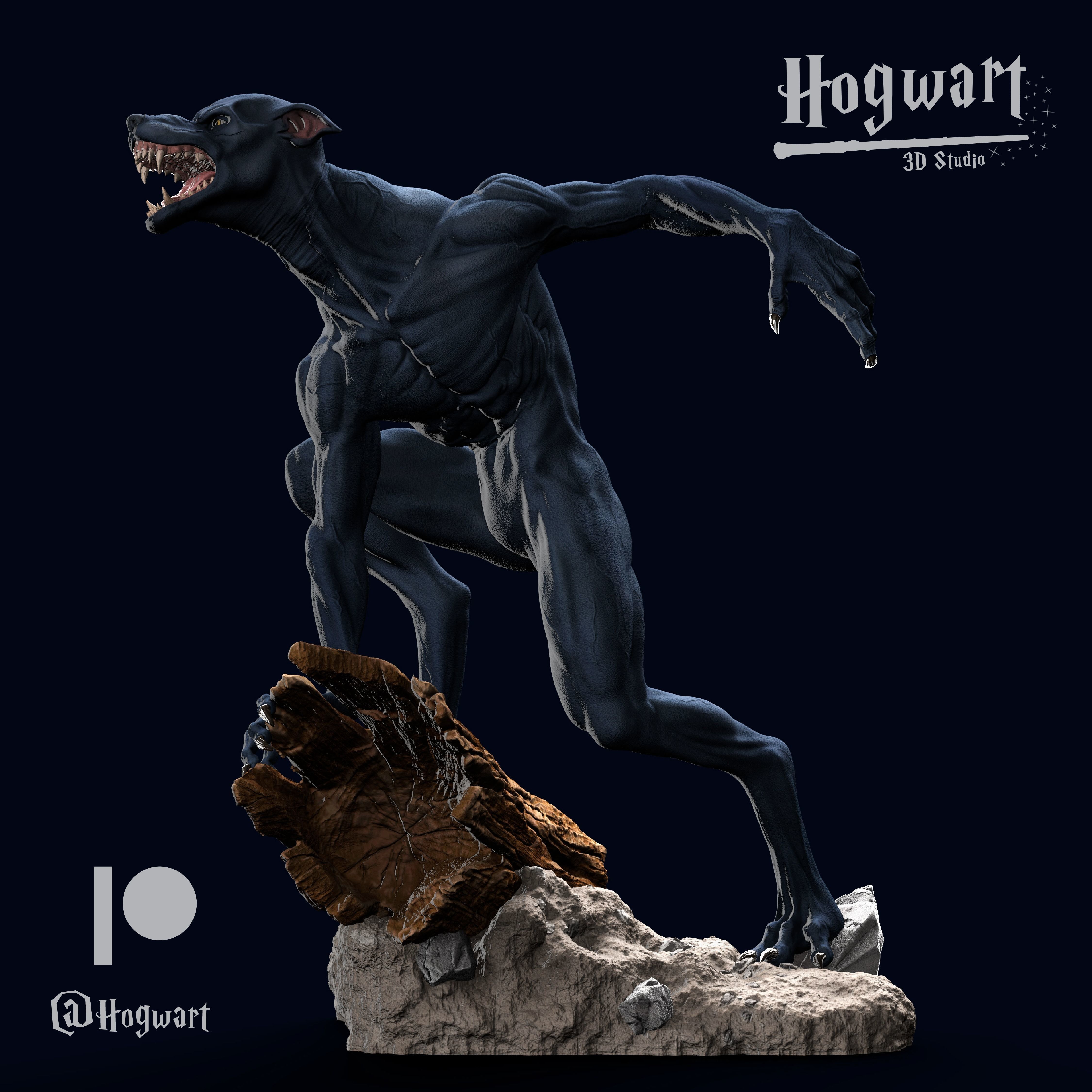 Werewolf Lupin 3D print model_2