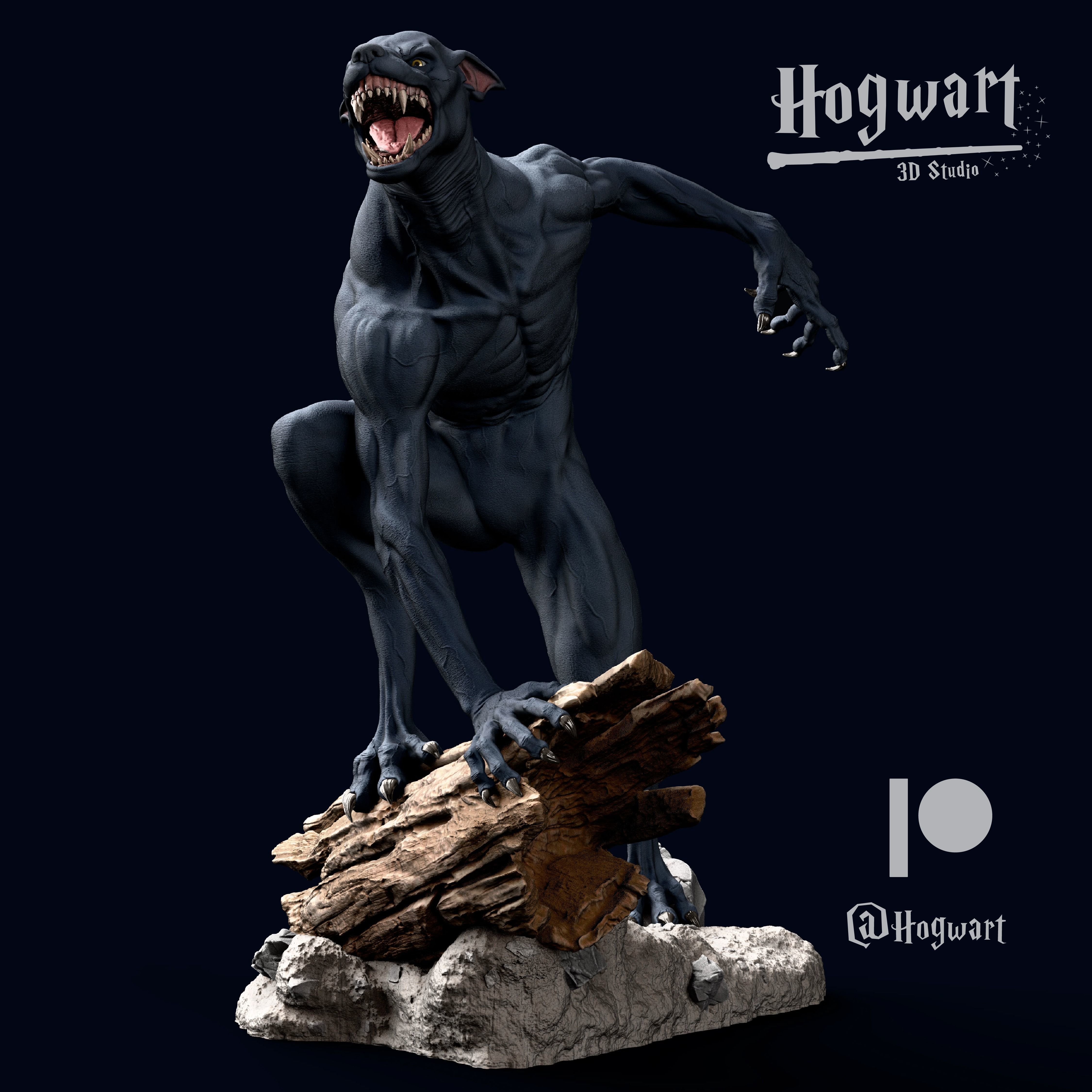 Werewolf Lupin 3D print model_1