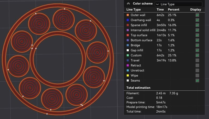 Print In Place Ball Bearings 3D print model_16