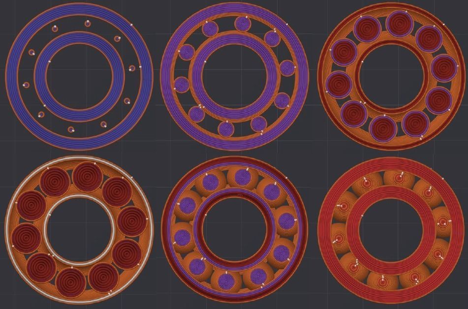 Print In Place Ball Bearings 3D print model_6