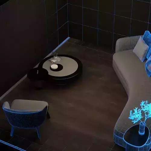 glowing edge wave effect Free 3D model