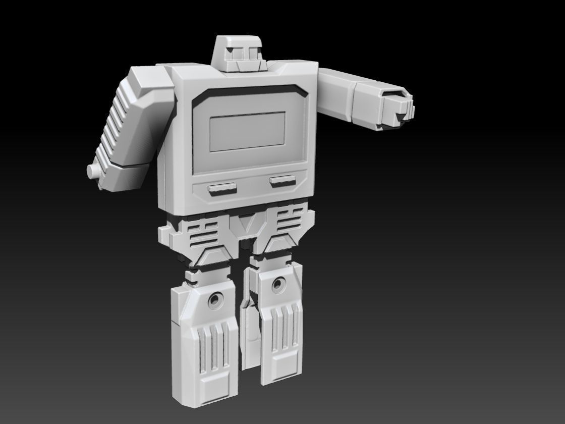 Vintage Robot Watch transformer printable 3D print model_6