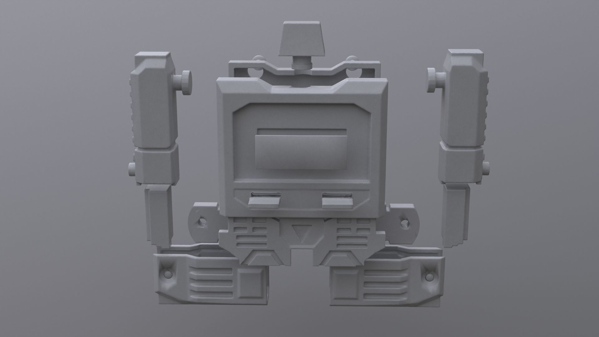 Vintage Robot Watch transformer printable 3D print model_11