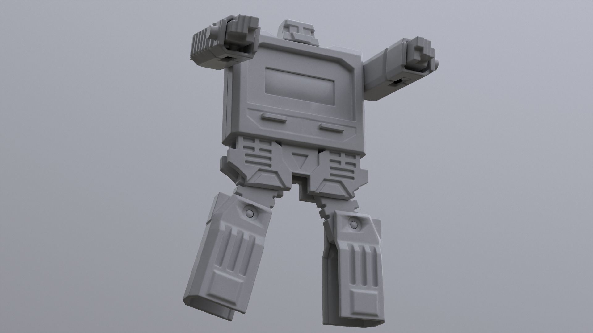 Vintage Robot Watch transformer printable 3D print model_5