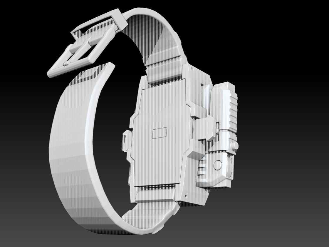 Vintage Robot Watch transformer printable 3D print model_13