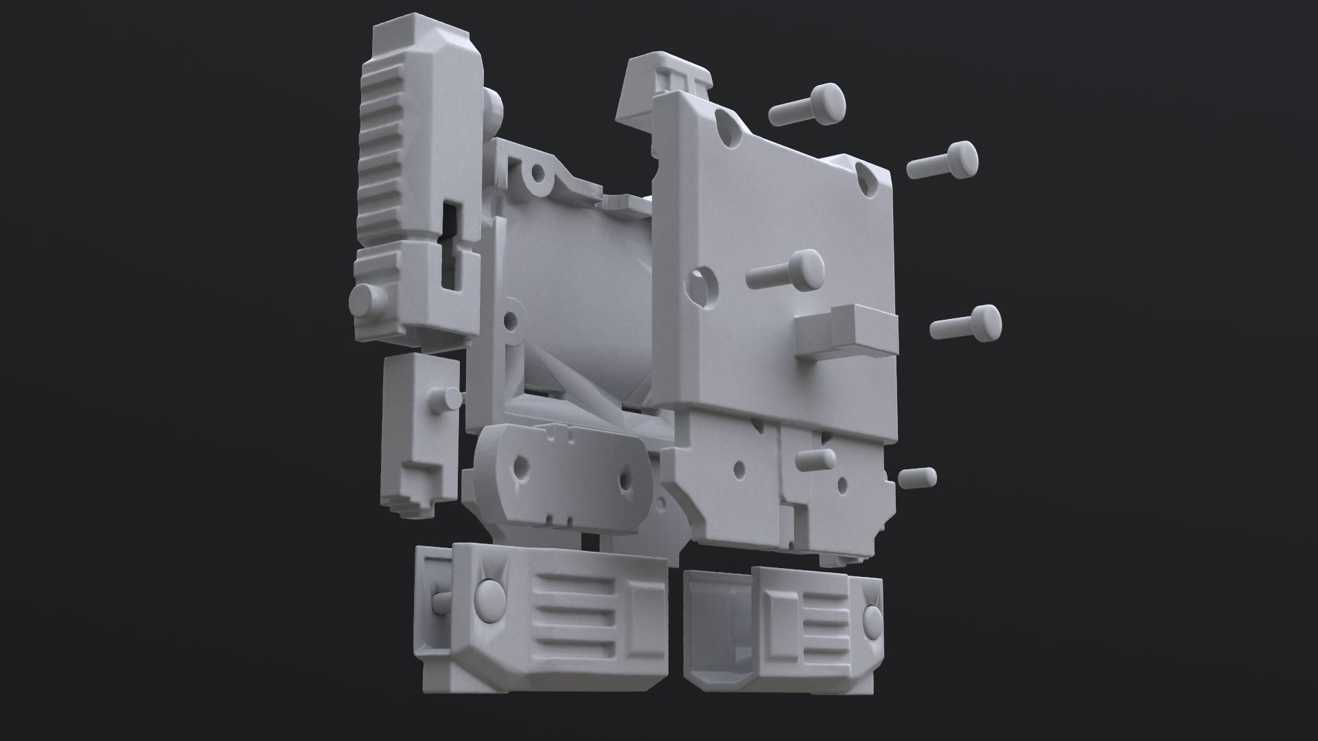 Vintage Robot Watch transformer printable 3D print model_3