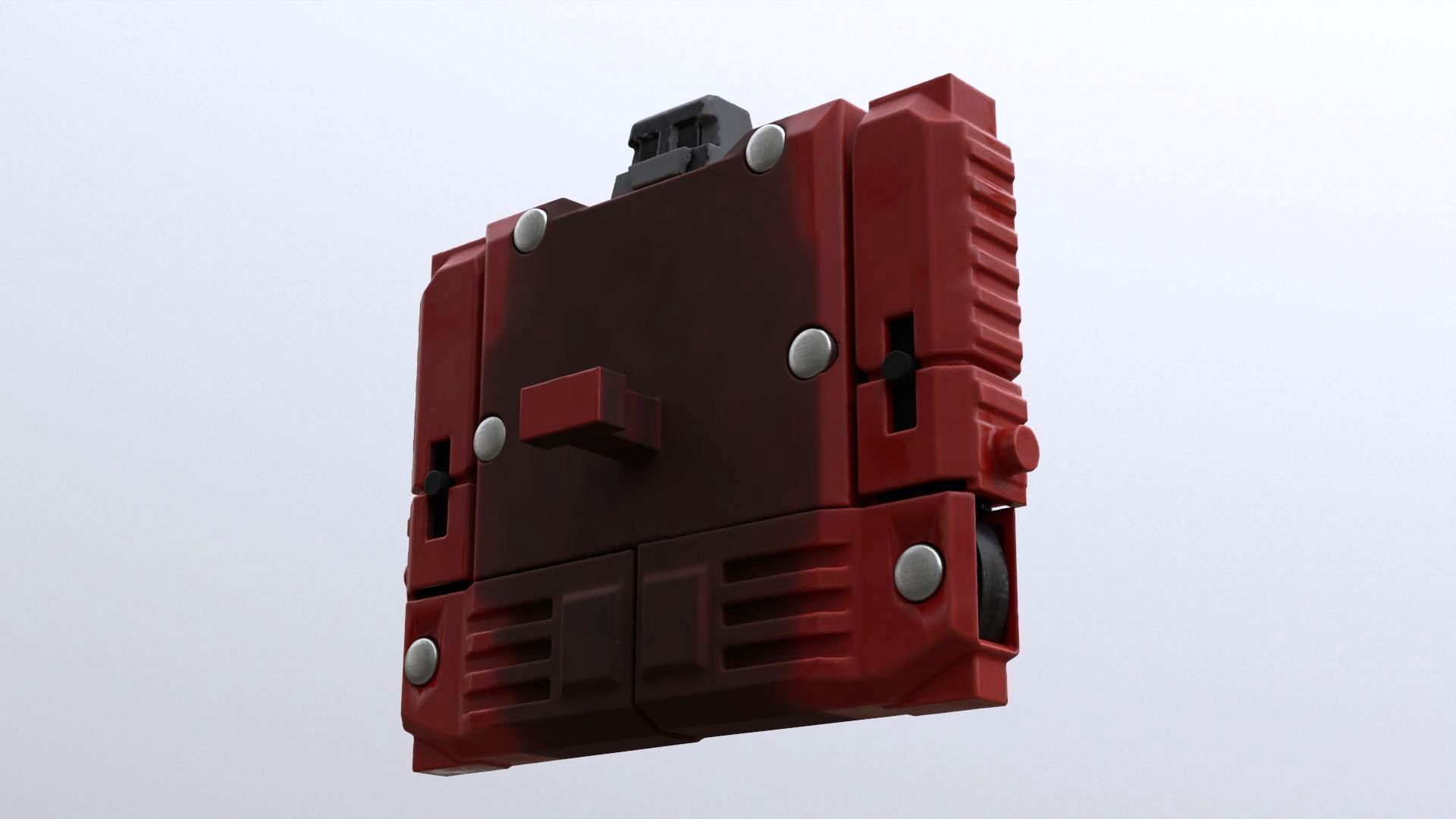 The Robot Watch renderable Low-poly 3D model_16