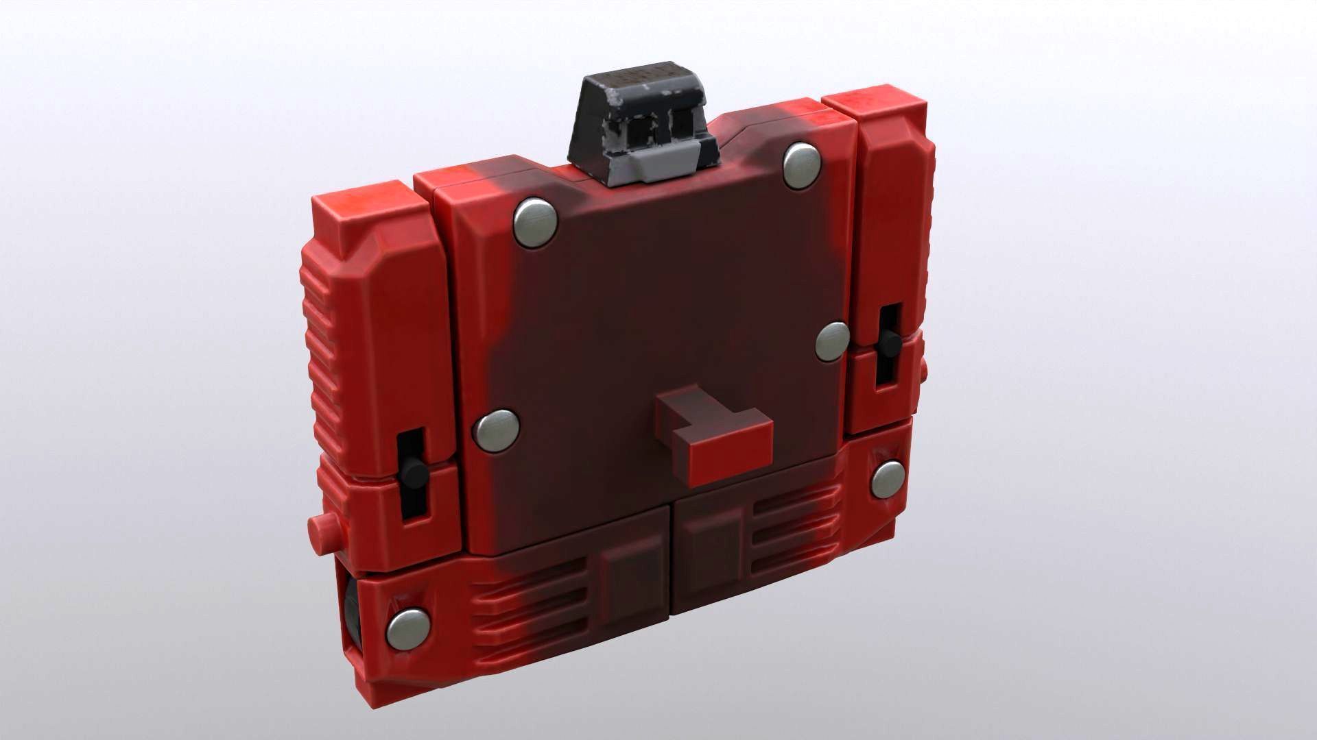 The Robot Watch renderable Low-poly 3D model_18