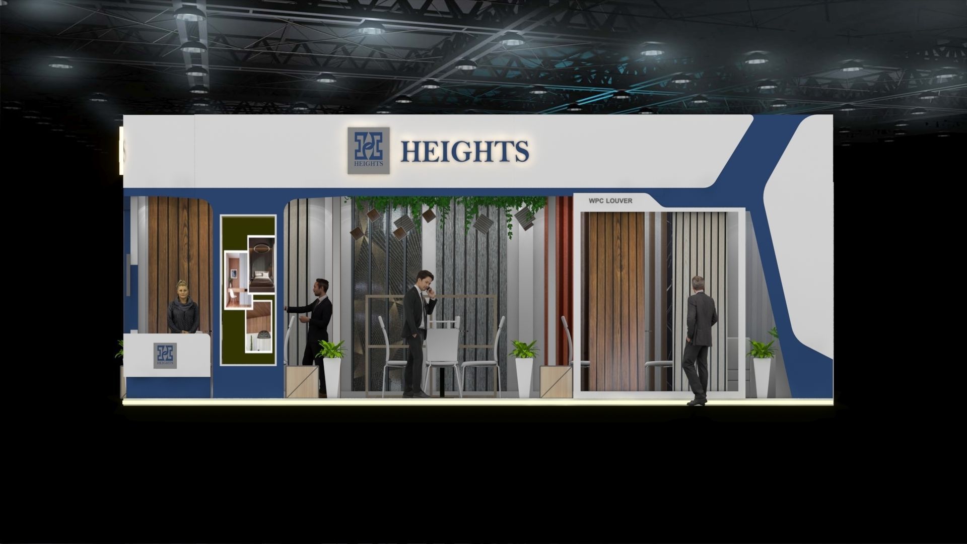 10 mtr x 5 mtr Exhibition Stand 3D print model_6