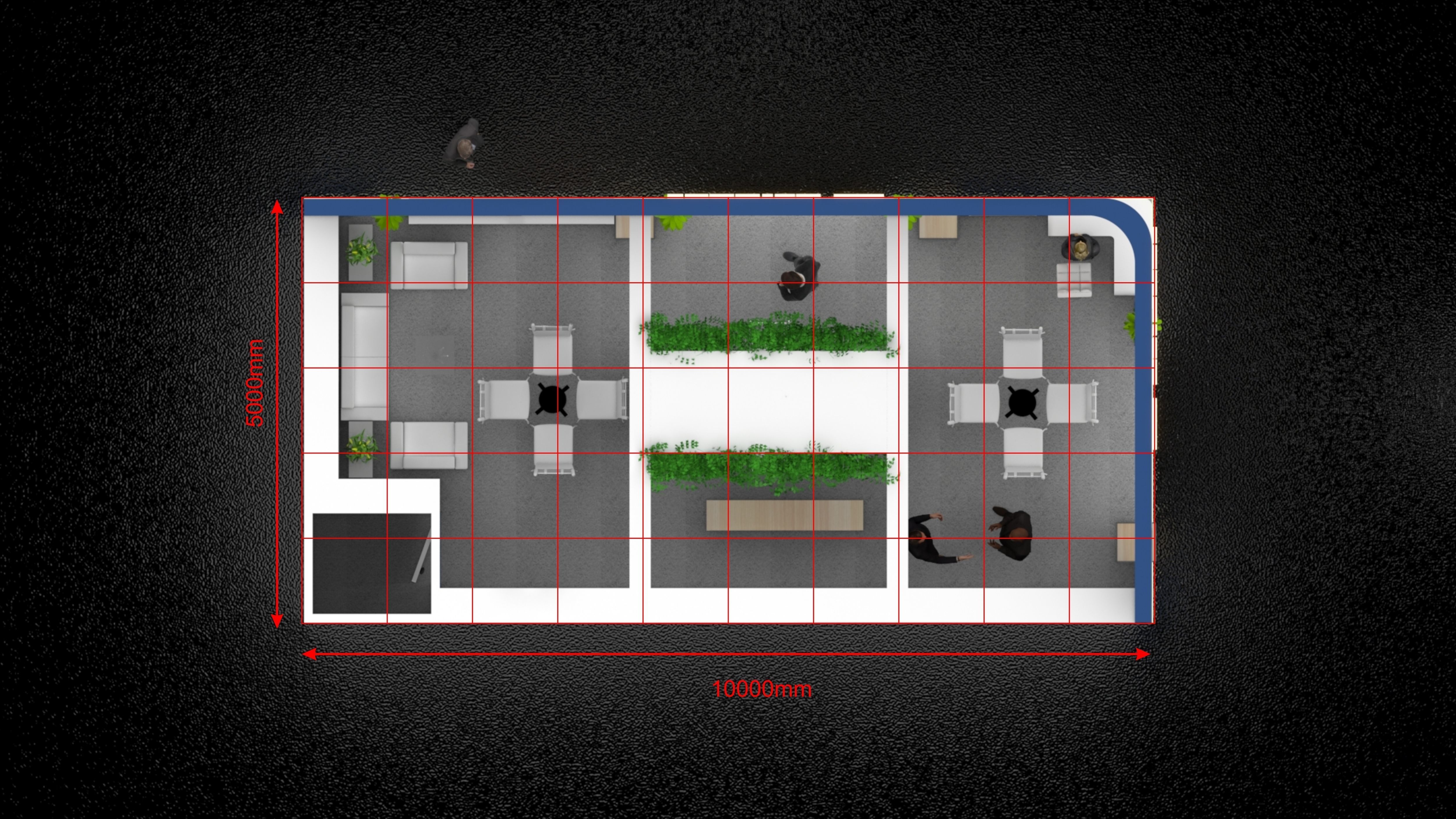 10 mtr x 5 mtr Exhibition Stand 3D print model_7