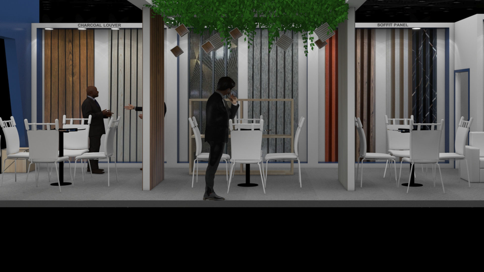 10 mtr x 5 mtr Exhibition Stand 3D print model_5