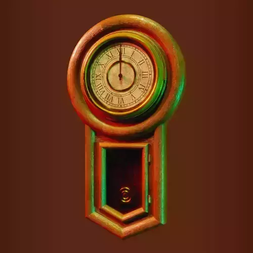 Wooden Vintage Clock