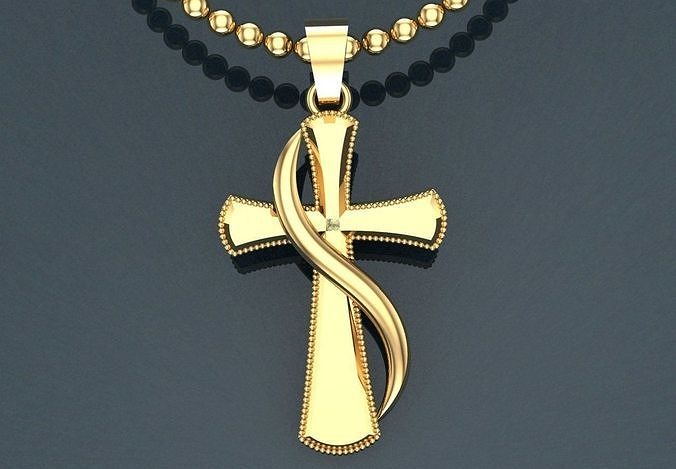 Cross Pendant  3D print model