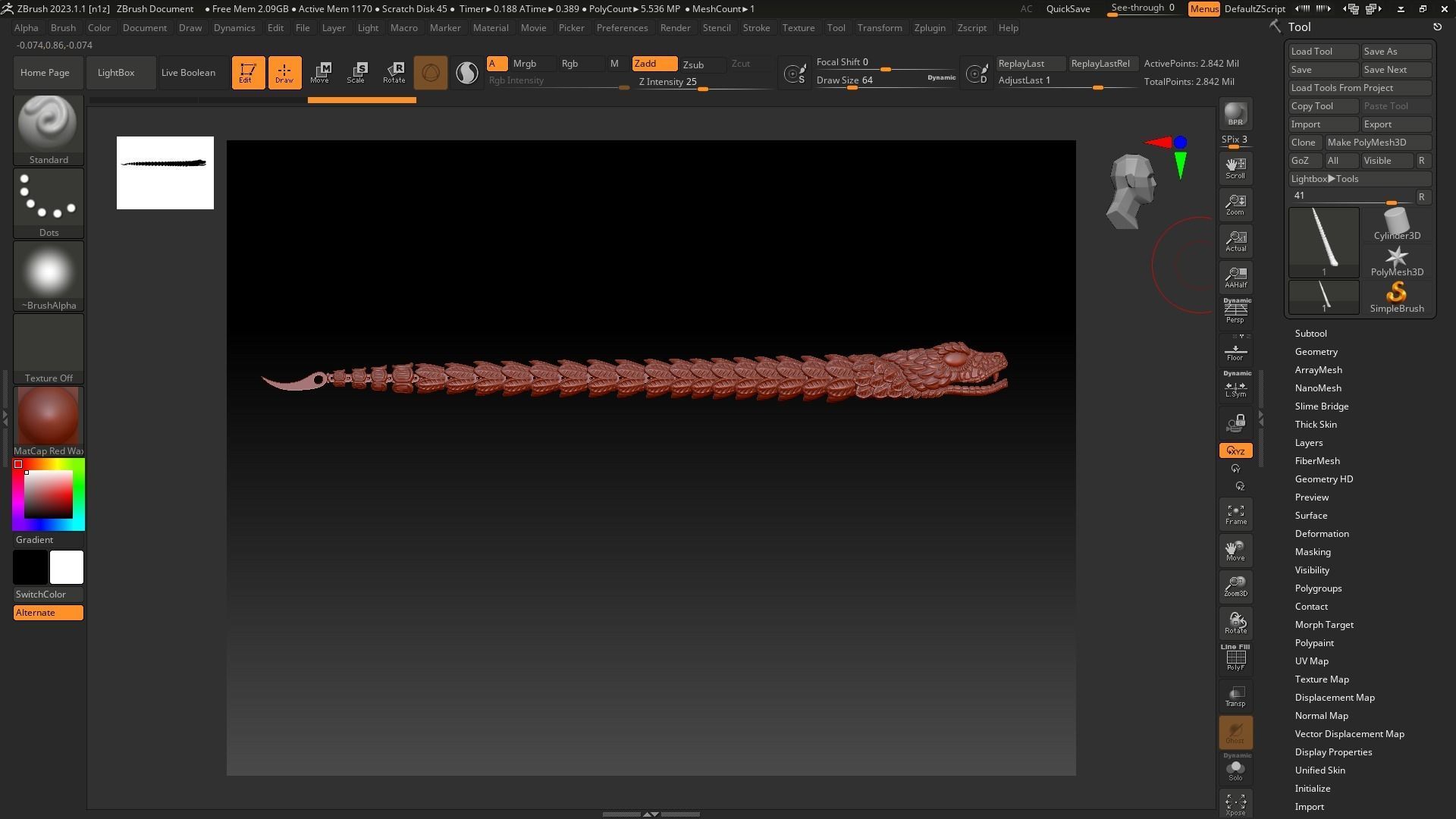 dragon bracelet with 3dm real file 3D print model_5