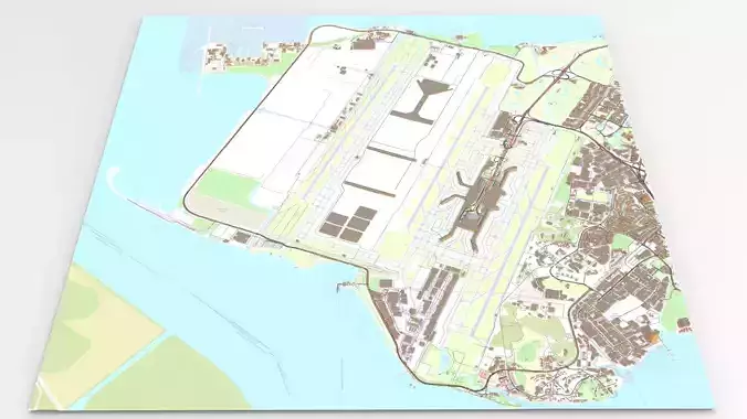 Singapore Airport 3D model