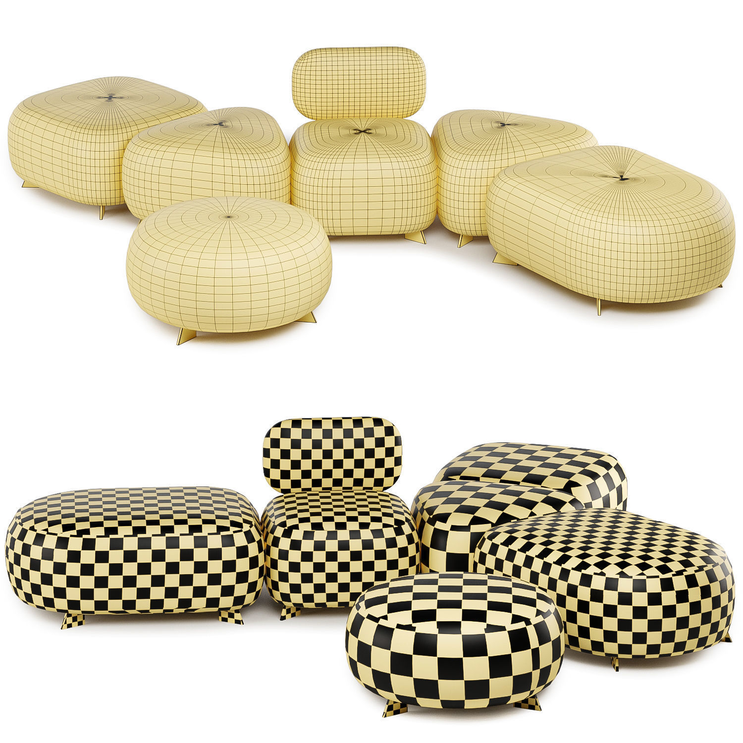 True Design modular Code Out 3D model_9