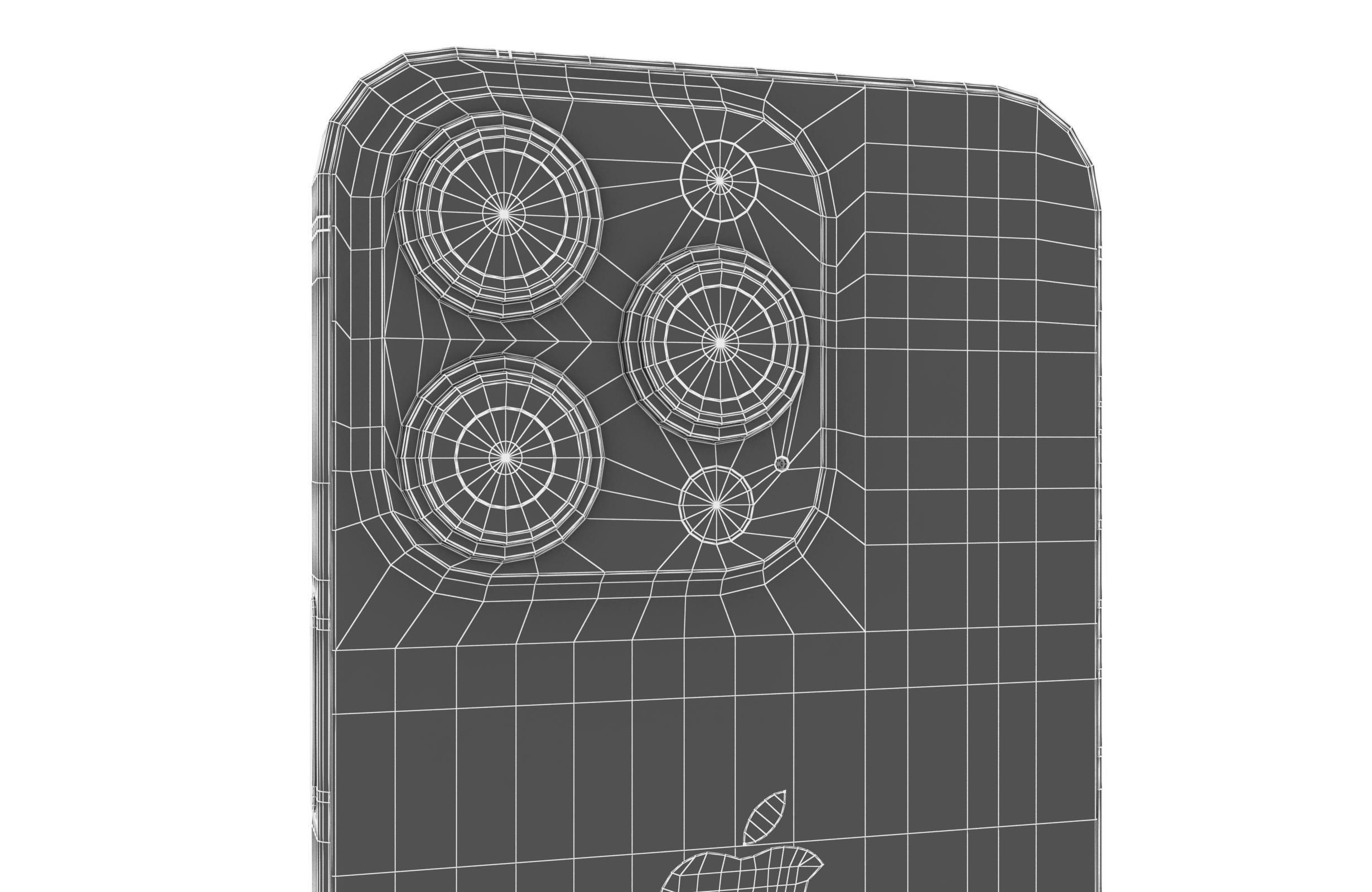 Apple iPhone 15 Pro Black Titanium 3D model_21