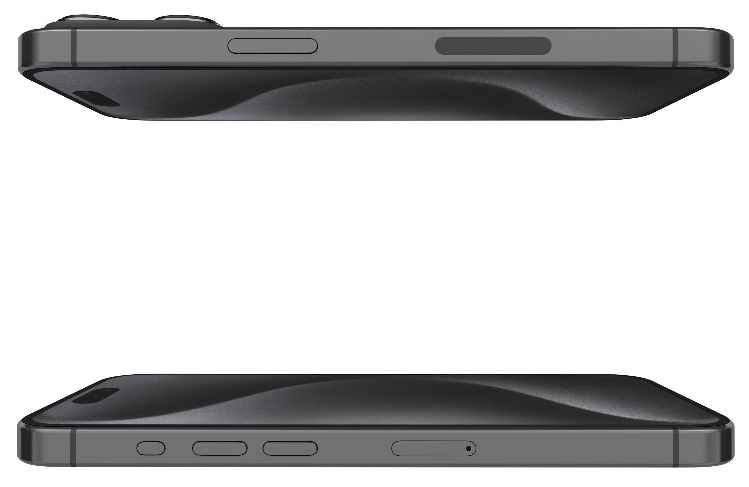 Apple iPhone 15 Pro Black Titanium 3D model_12