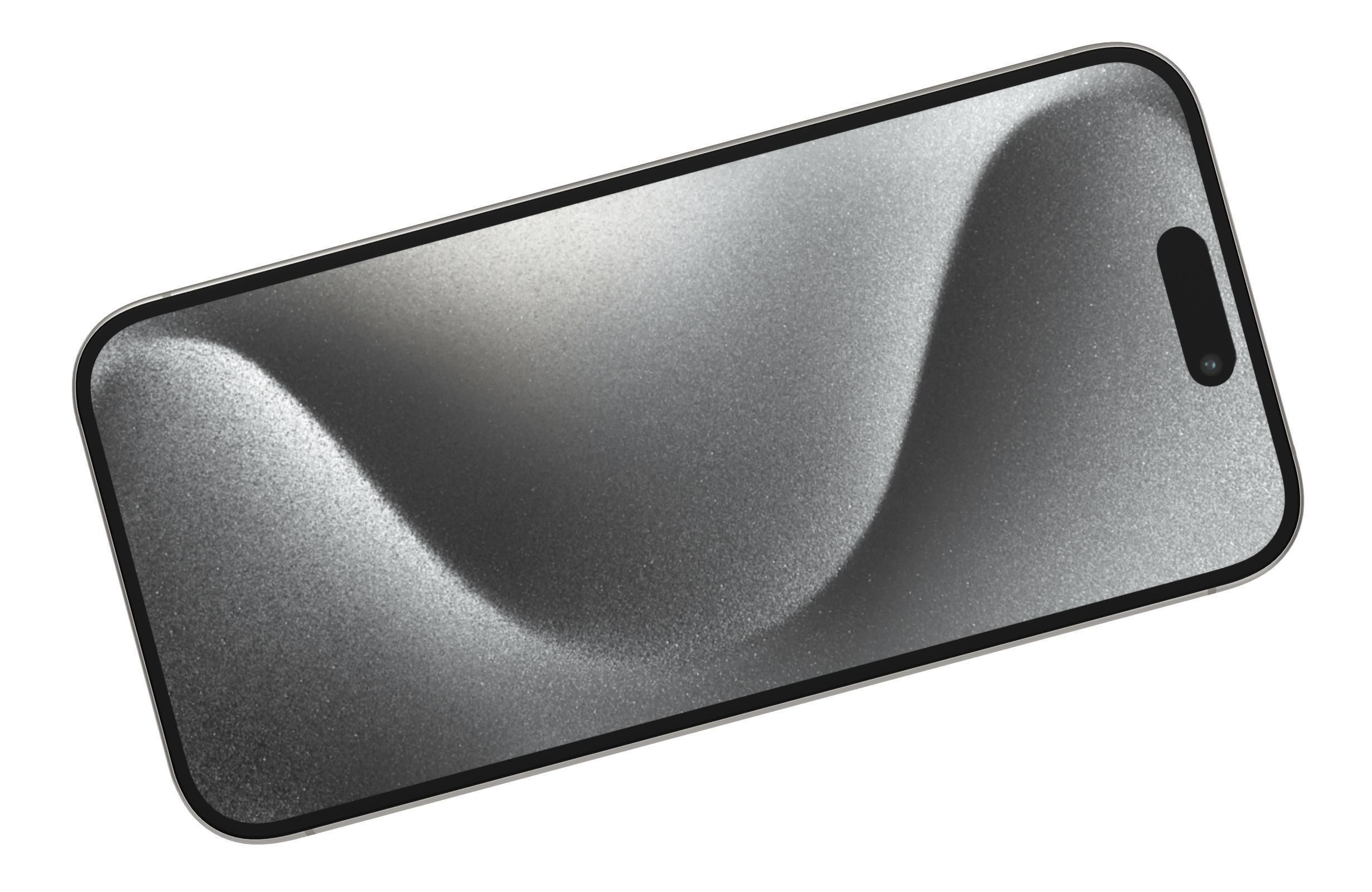 Apple iPhone 15 Pro White Titanium 3D model_10