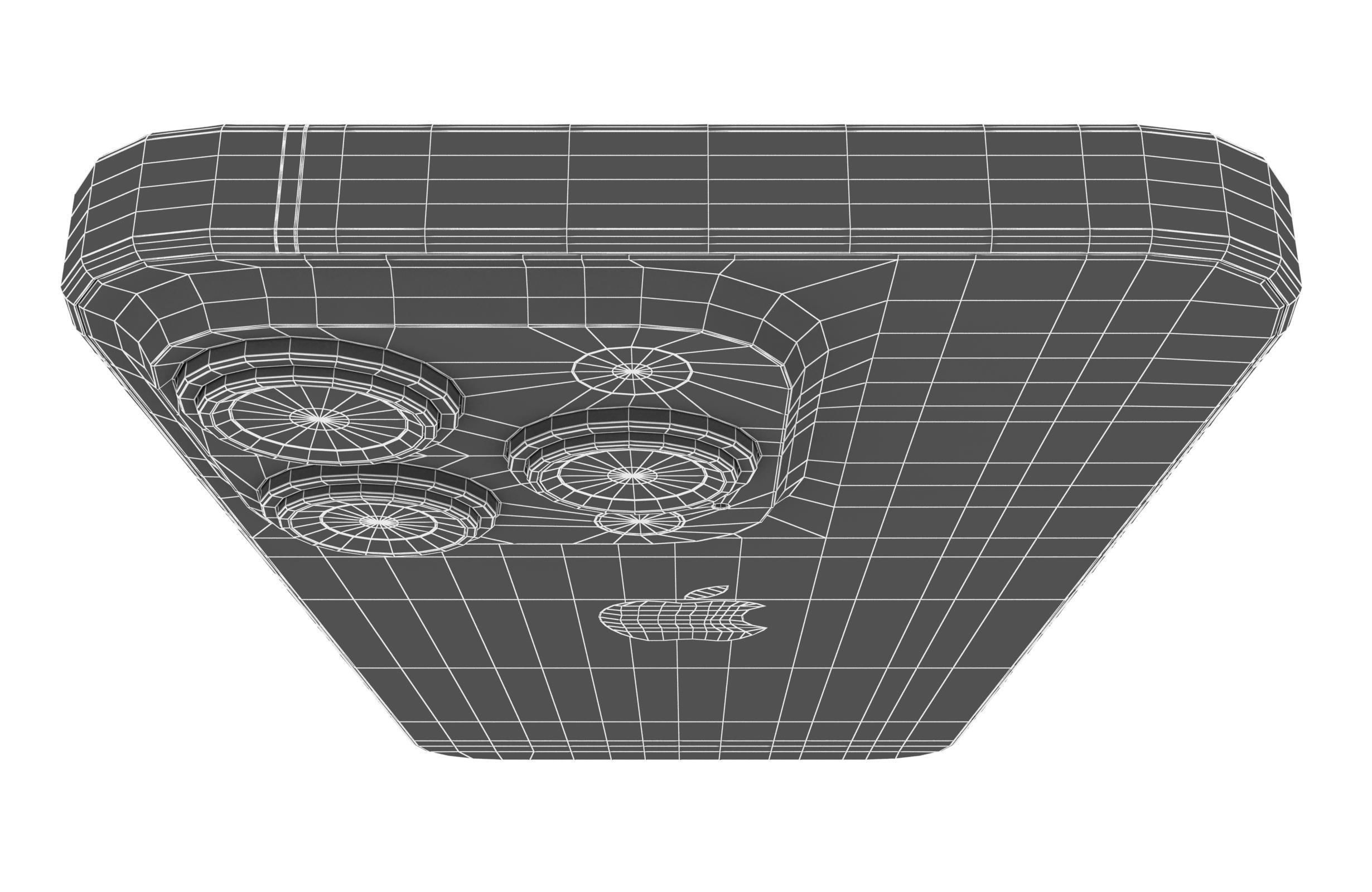 Apple iPhone 15 Pro White Titanium 3D model_24