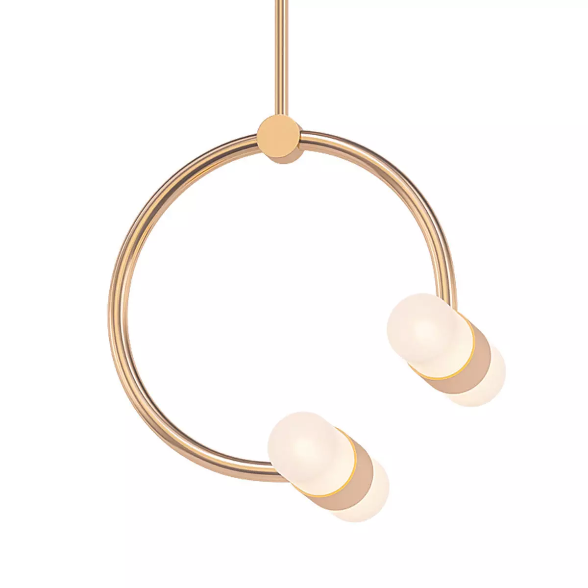 Rae 4 Light Pendant 3D model_0