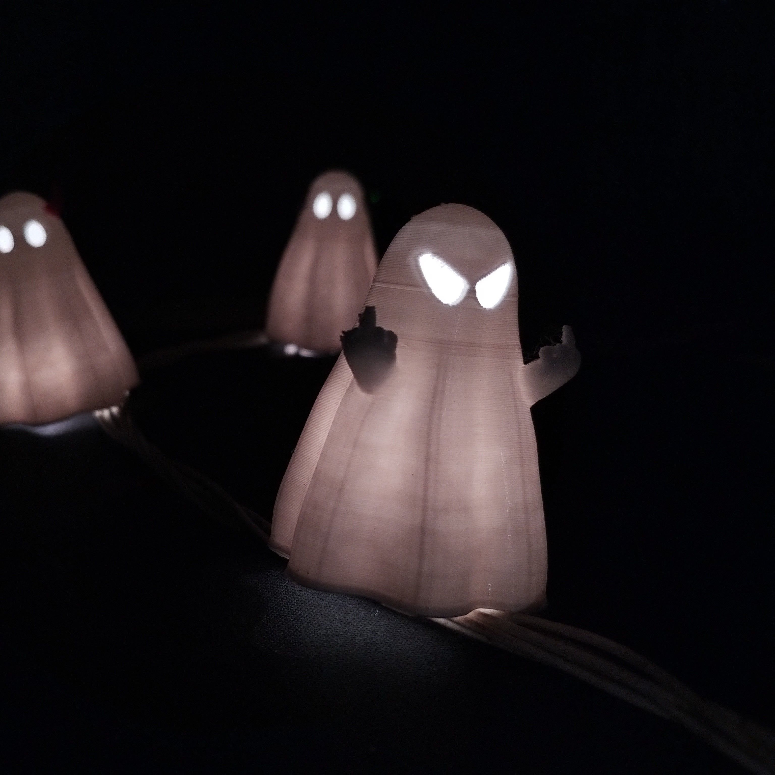 Cute little Angry Ghost 3D print model_4