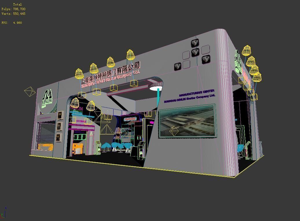 Exhibition - Area -10X14-3DMAX2009-02 3D model_5