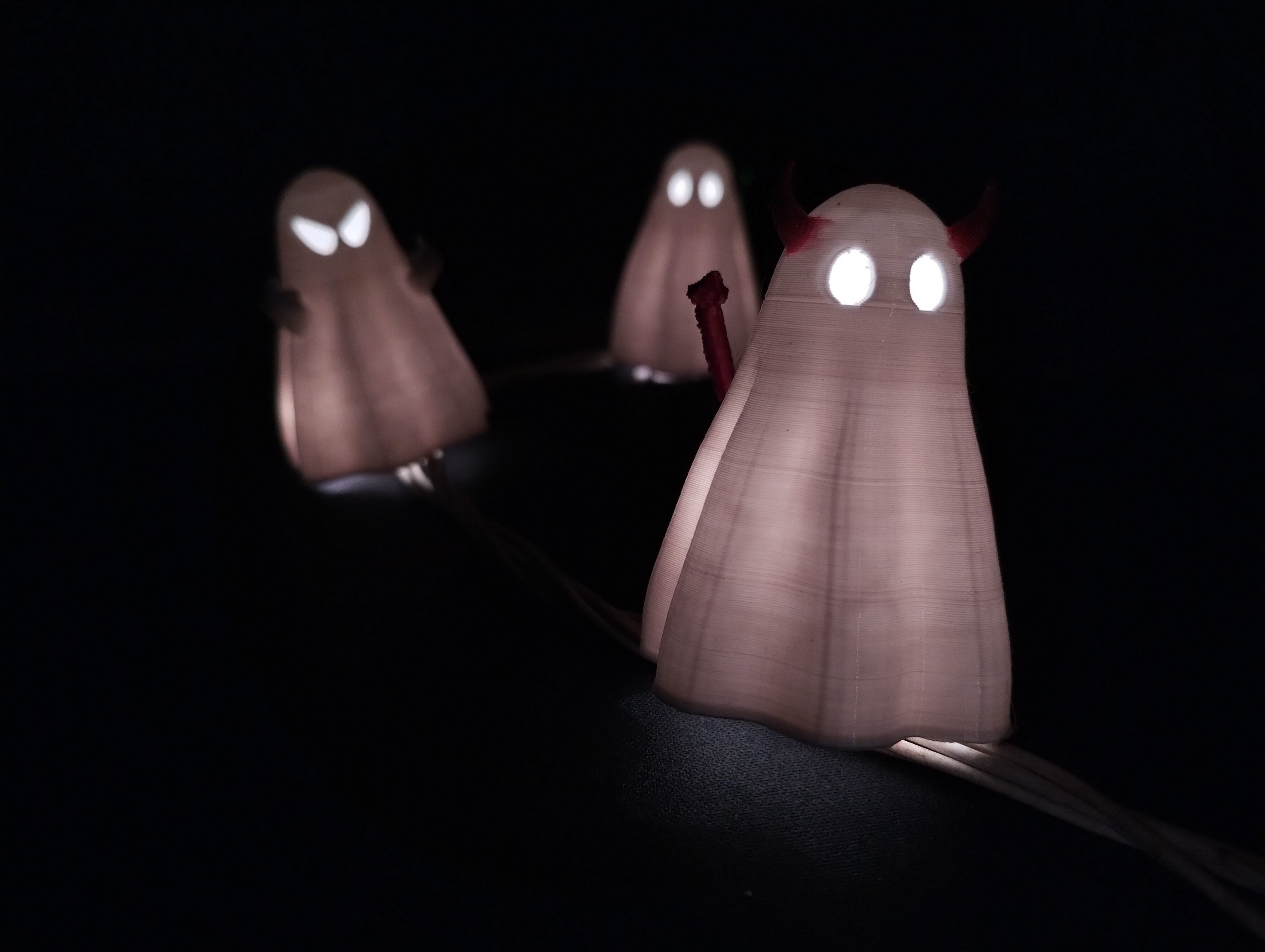 Cute little Devil Ghost 3D print model_4