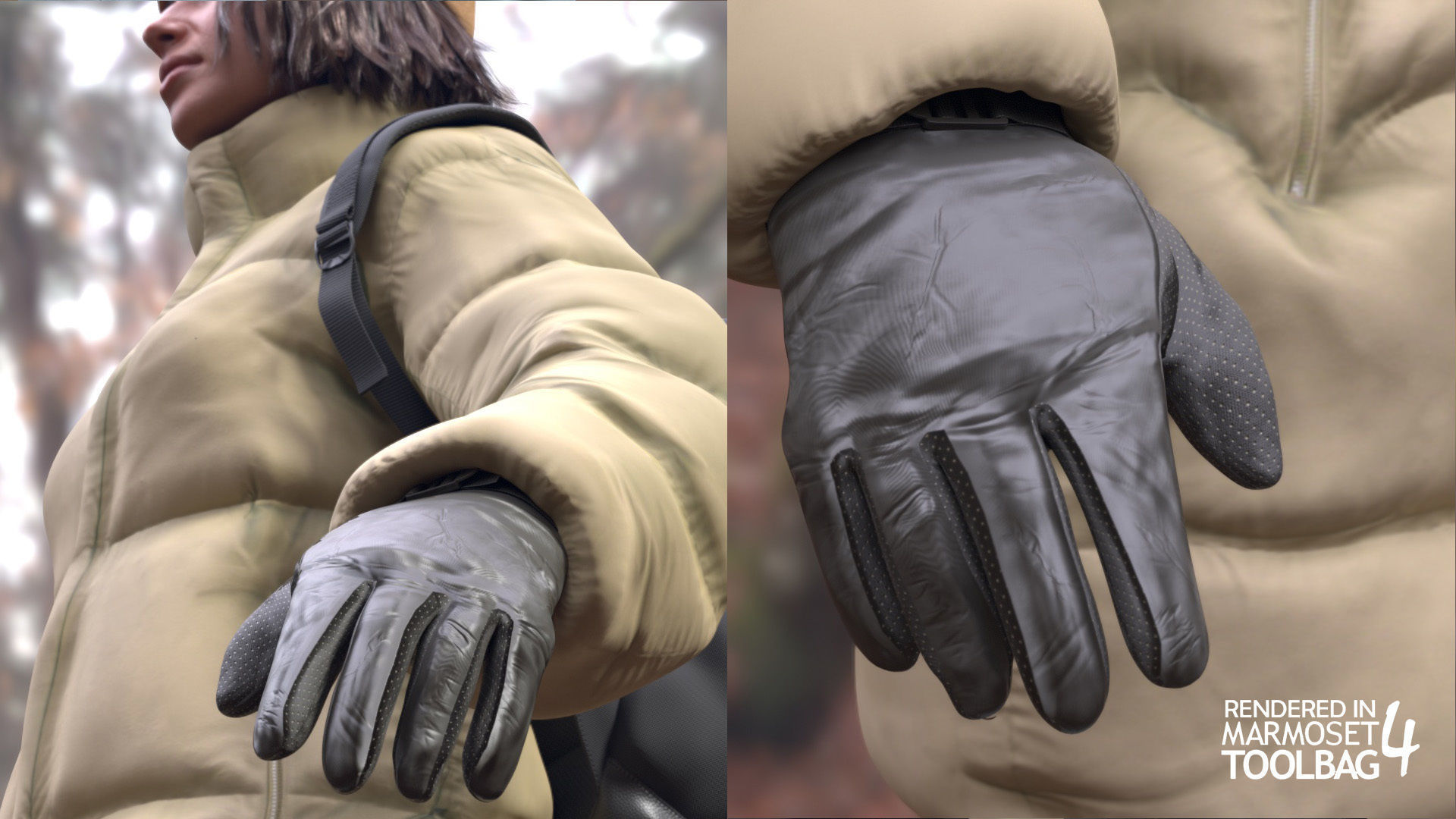 Mens and Womens Winter and Autumn Outfits 3D Model Collection_28