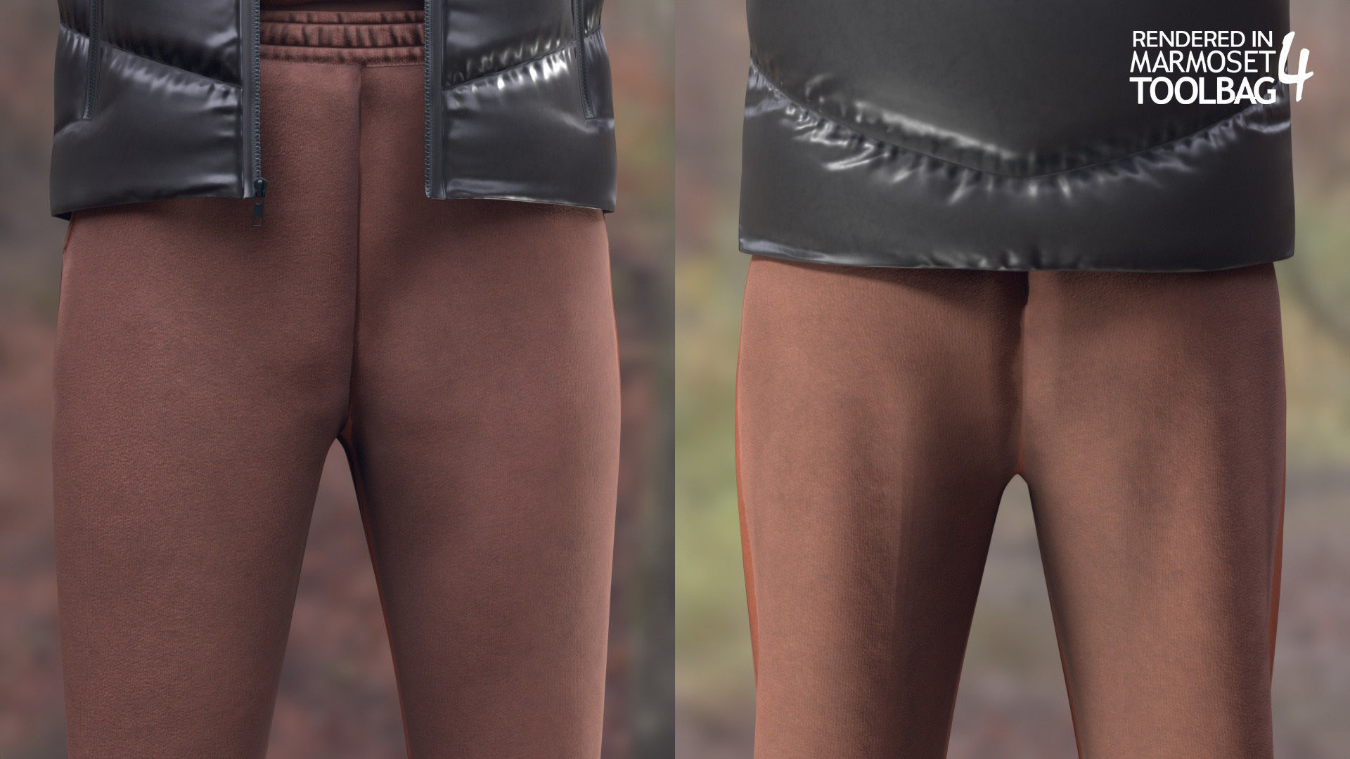 Mens and Womens Winter and Autumn Outfits 3D Model Collection_36