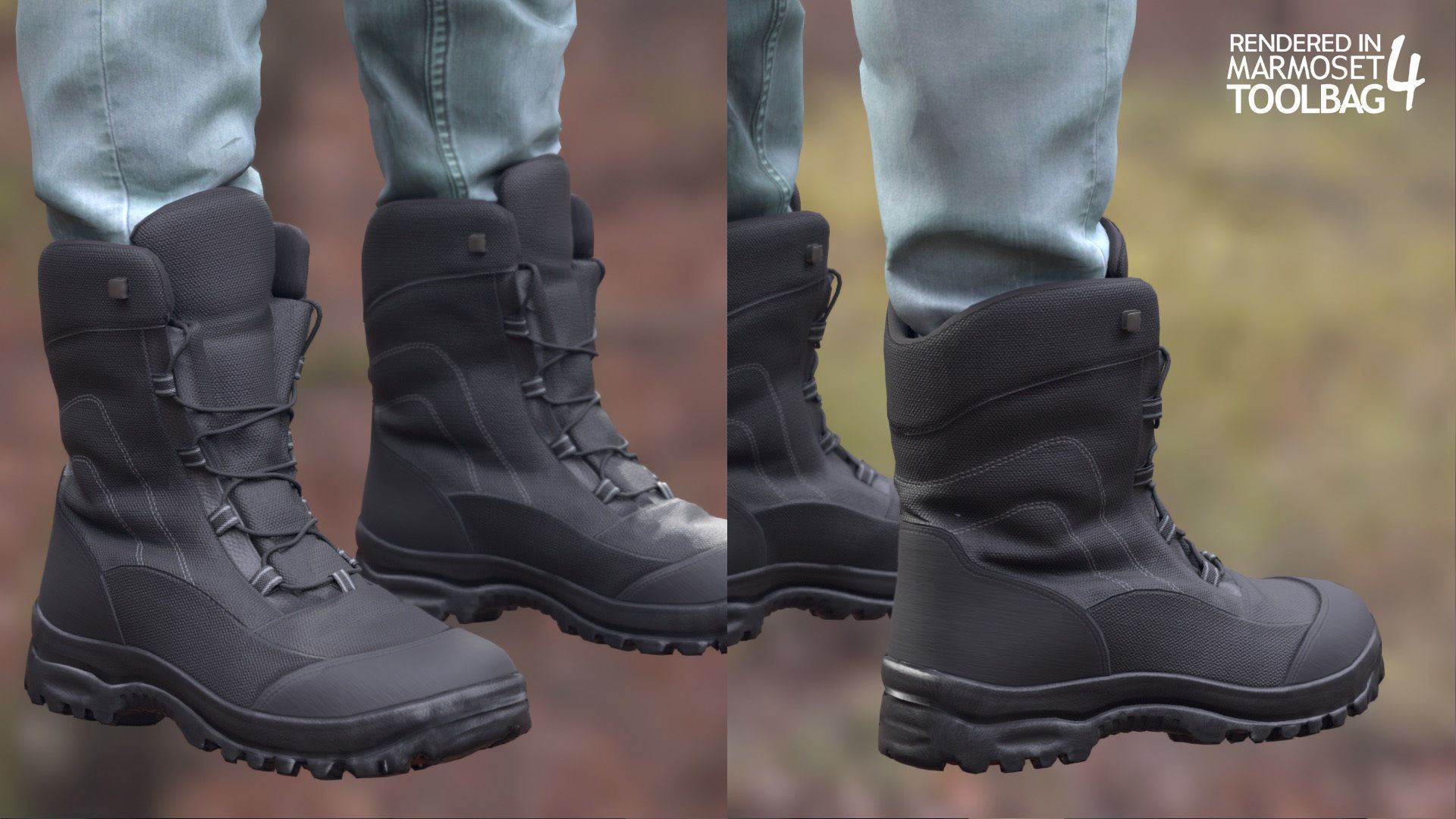 Mens and Womens Winter and Autumn Outfits 3D Model Collection_30