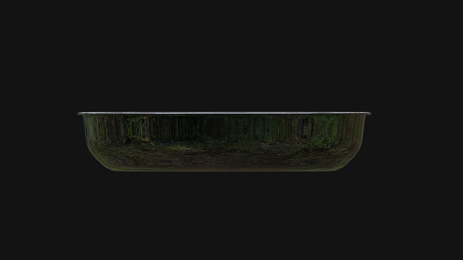 Stainless Steel Frying Pan 3D model_4