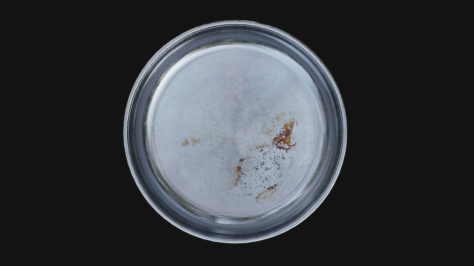 Stainless Steel Frying Pan 3D model_1