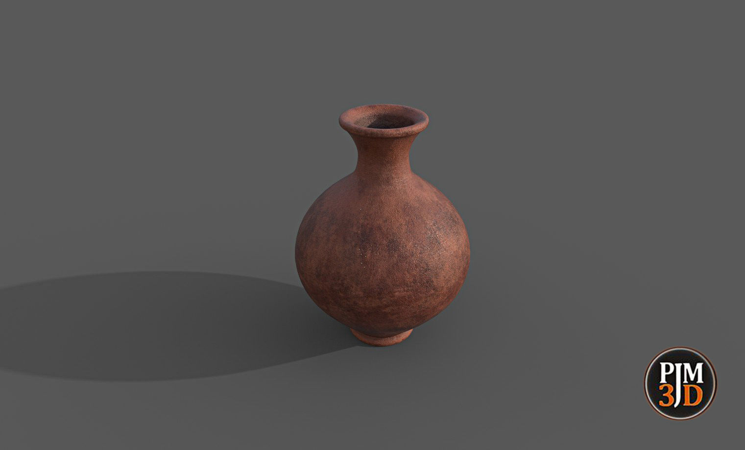 Earthenware Vase-Version 1 Low-poly 3D model_10