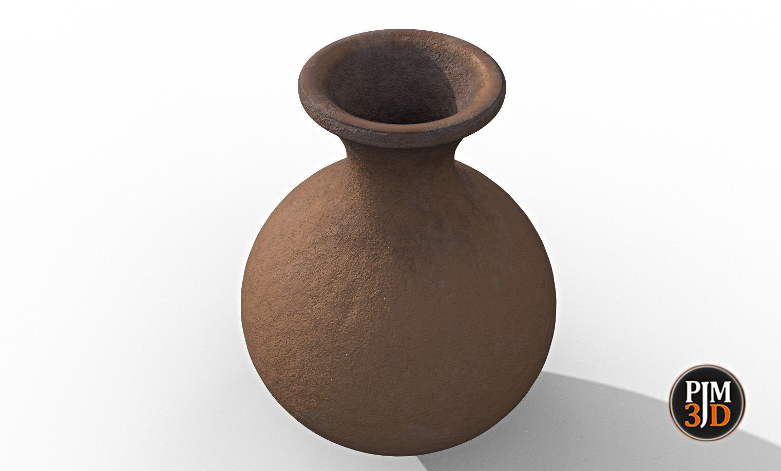 Earthenware Vase-Version 1 Low-poly 3D model_5