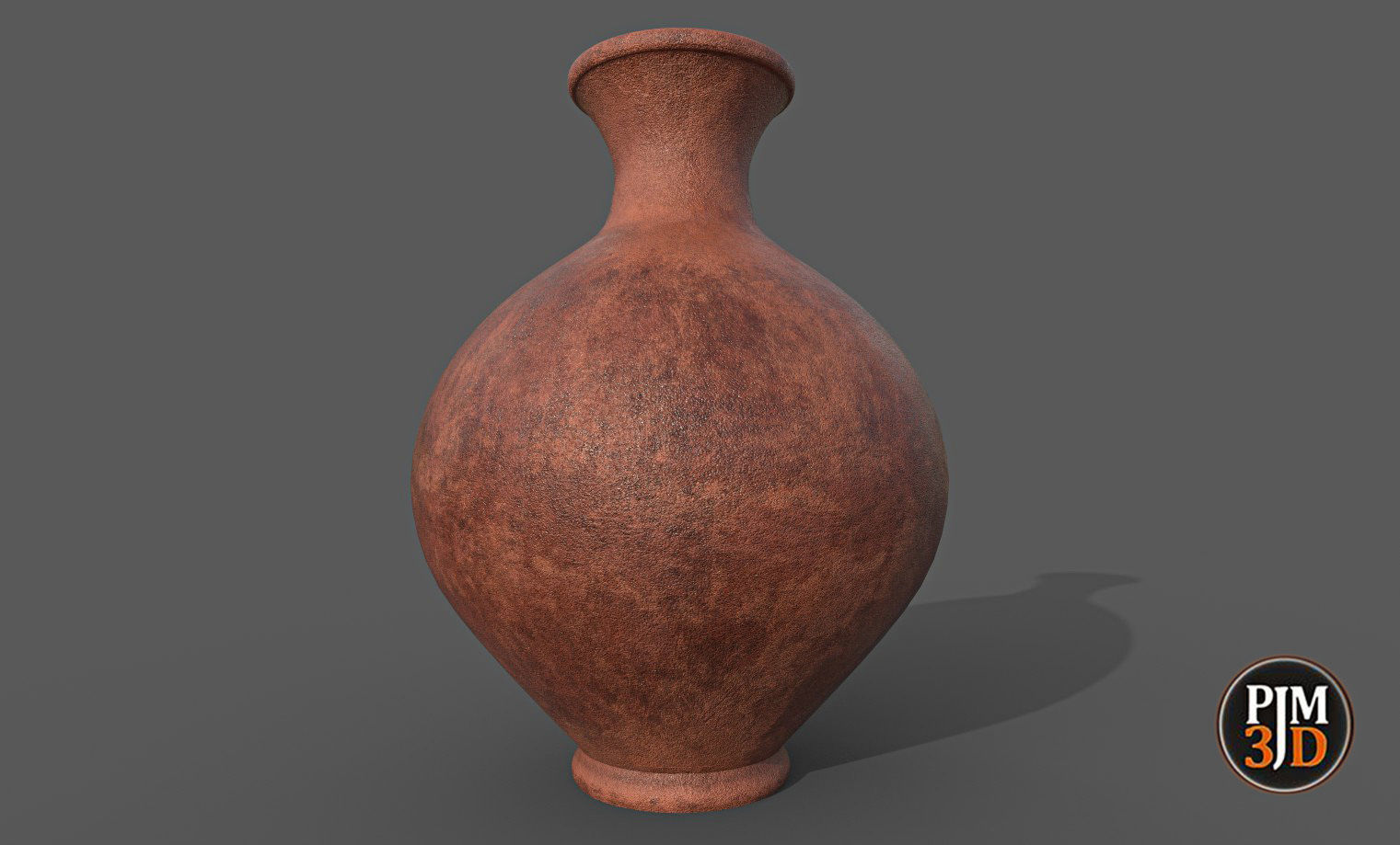 Earthenware Vase-Version 1 Low-poly 3D model_2