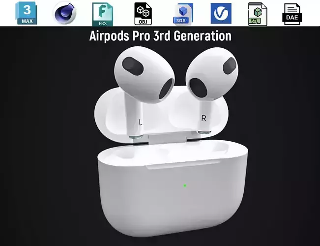 AirPods Pro 3 rd Gen PBR