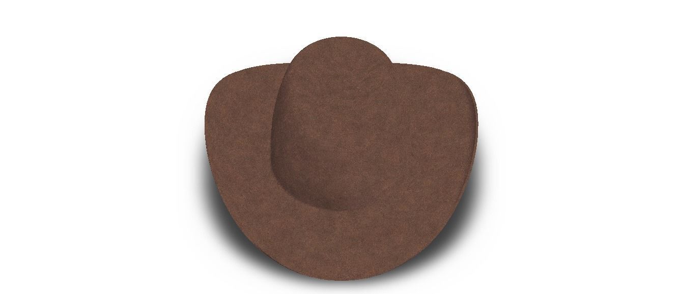 Western Cowboy Hat 3D model_21