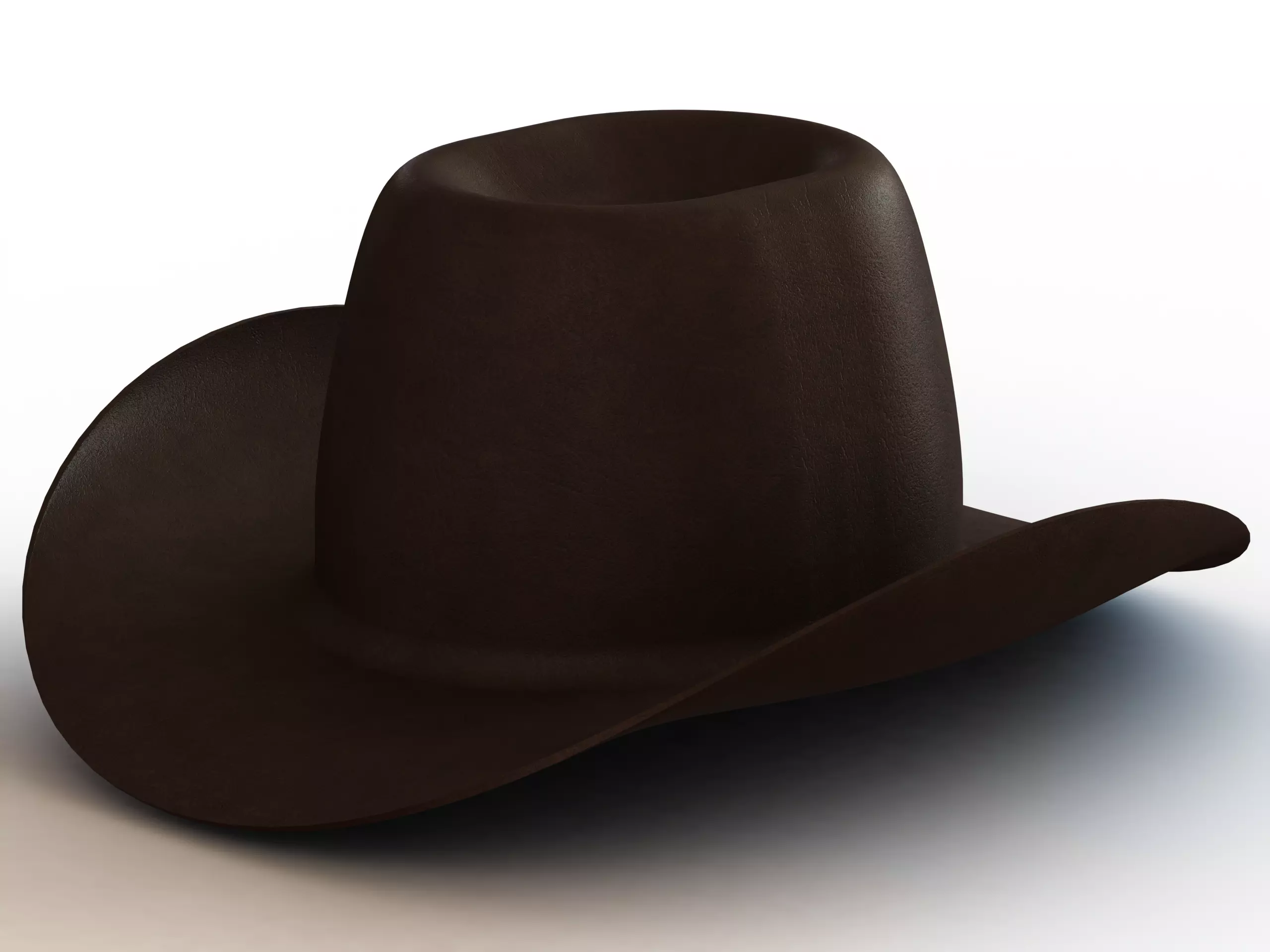 Western Cowboy Hat 3D model_0