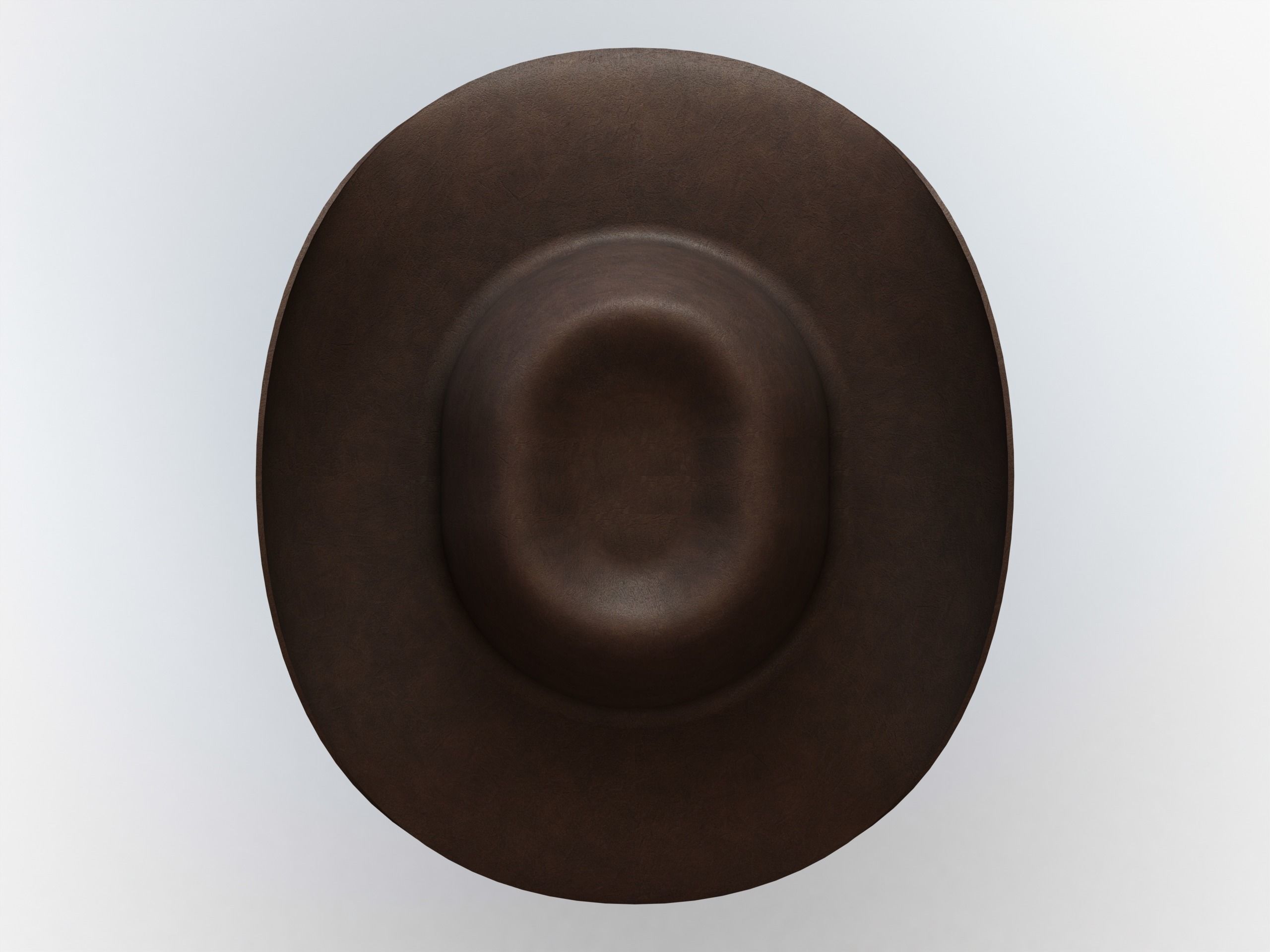 Western Cowboy Hat 3D model_1