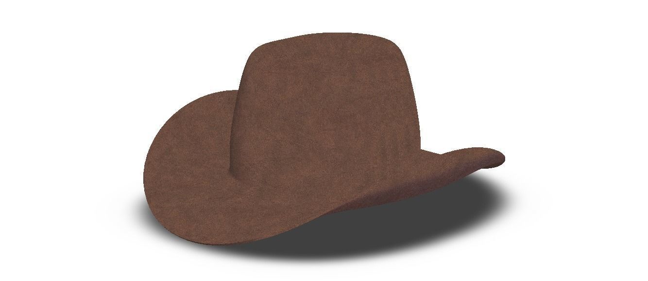 Western Cowboy Hat 3D model_5