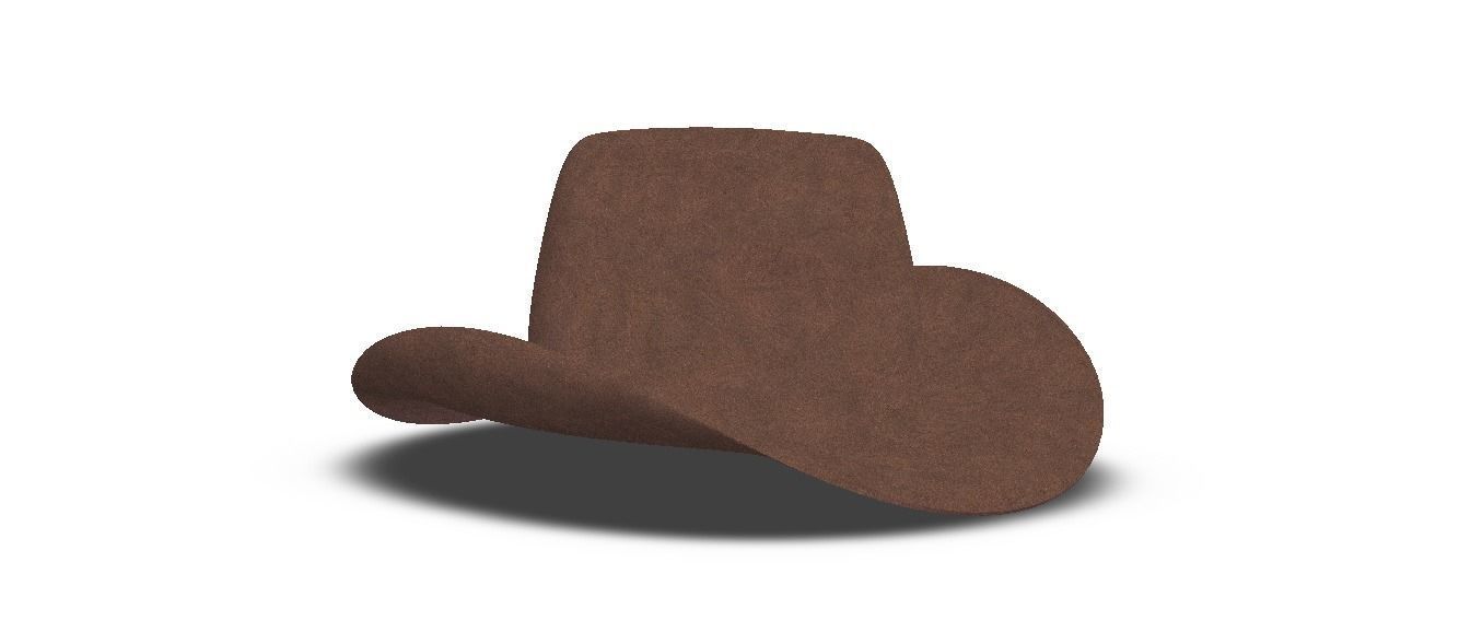 Western Cowboy Hat 3D model_37