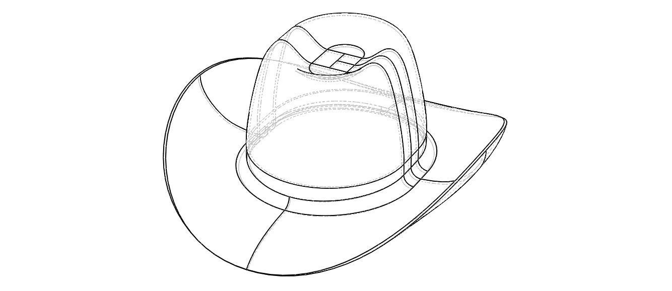 Western Cowboy Hat 3D model_11