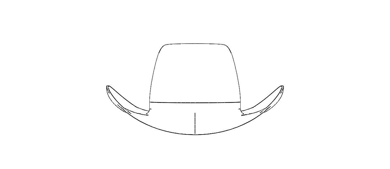 Western Cowboy Hat 3D model_22