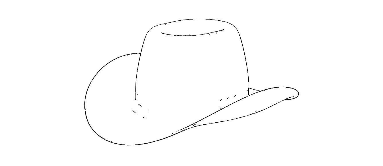 Western Cowboy Hat 3D model_2