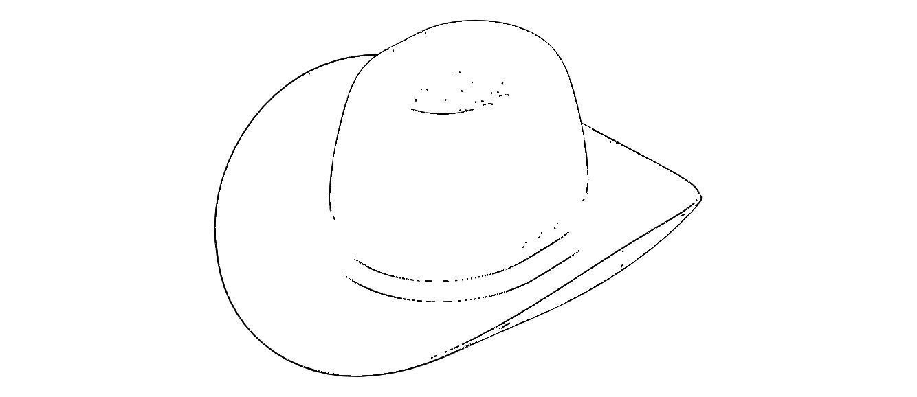 Western Cowboy Hat 3D model_6
