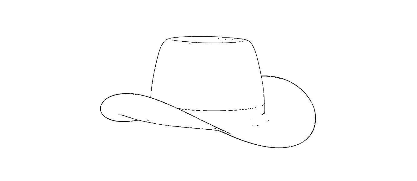 Western Cowboy Hat 3D model_34